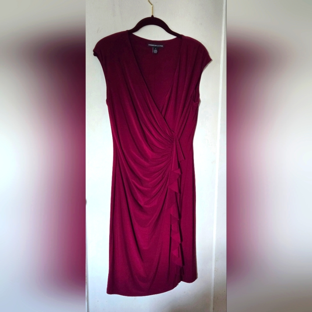 Burgundy Cocktail Dress